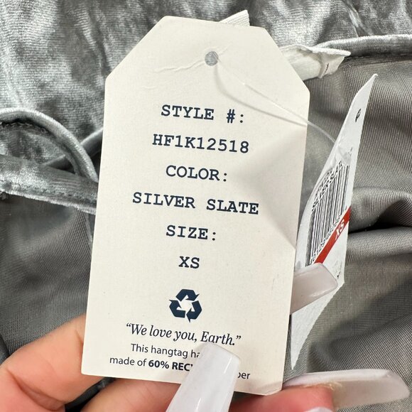 NEW! Hippie Rose Satin Ruched Top Silver Shiny Adjustable Straps XS Stretch Poly - Picture 13 of 15